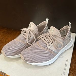 7.5 New Balance Women's Nergize V1 Cross Trainer in color “logwood/pale blue”